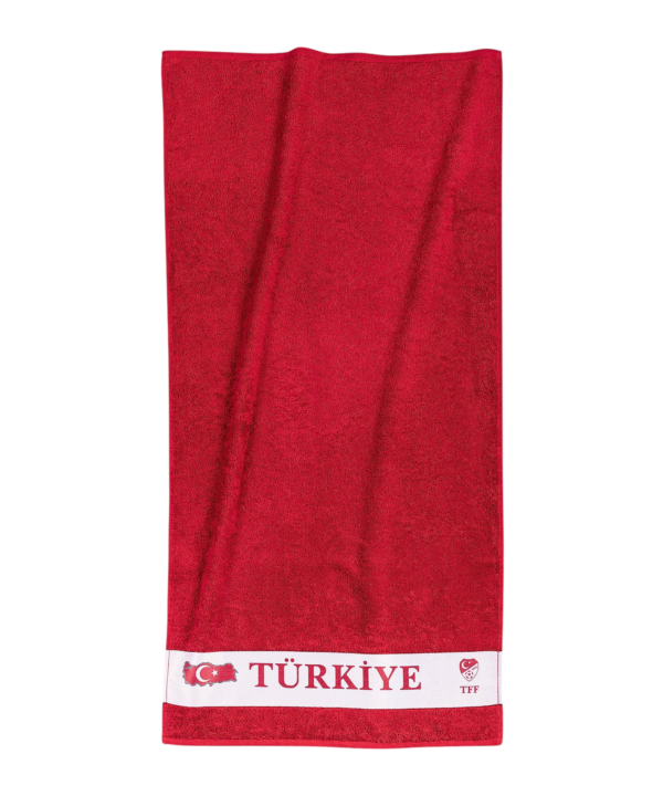 TFF Türkei Handtuch 50x100cm Rot