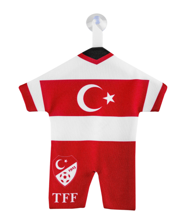 TFF Türkei Minitrikot Home Weiss