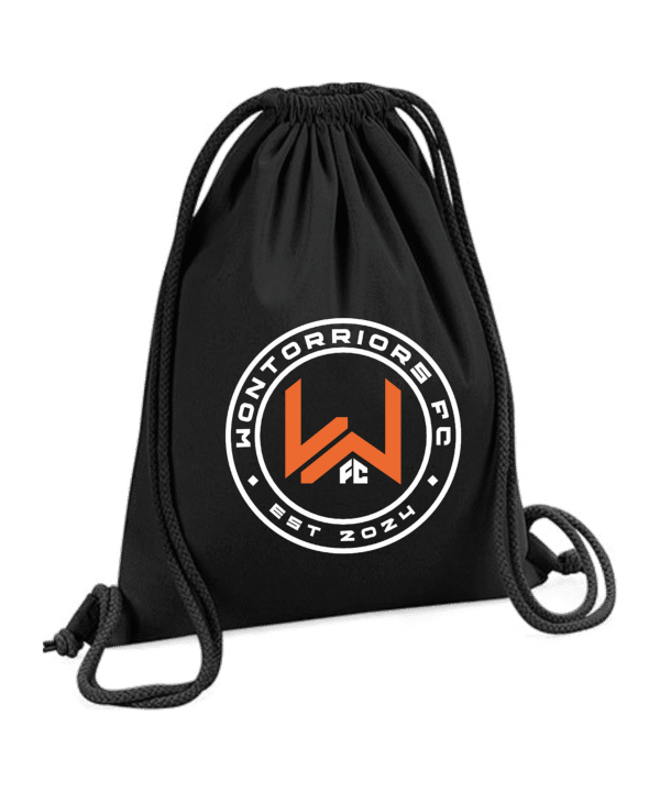 Wontorriors FC Fan Gymsack Schwarz