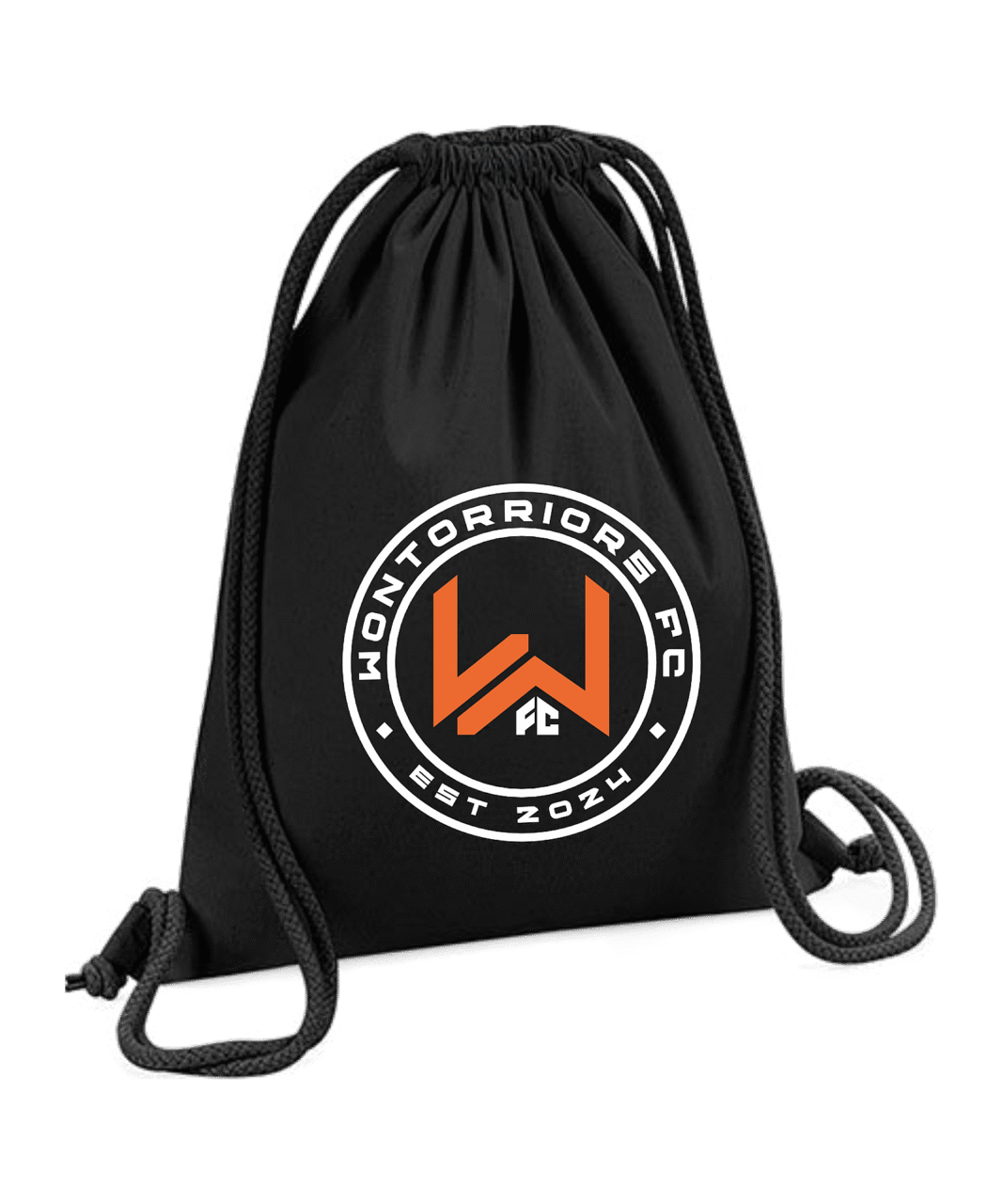 Wontorriors FC Fan Gymsack Schwarz
